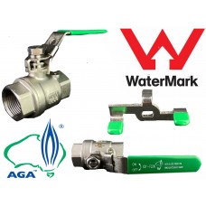 STAINLESS STEEL  304 BSP TWO PIECE BALL VALVE